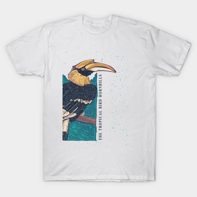 tropical bird vintage T-Shirt by lazymost